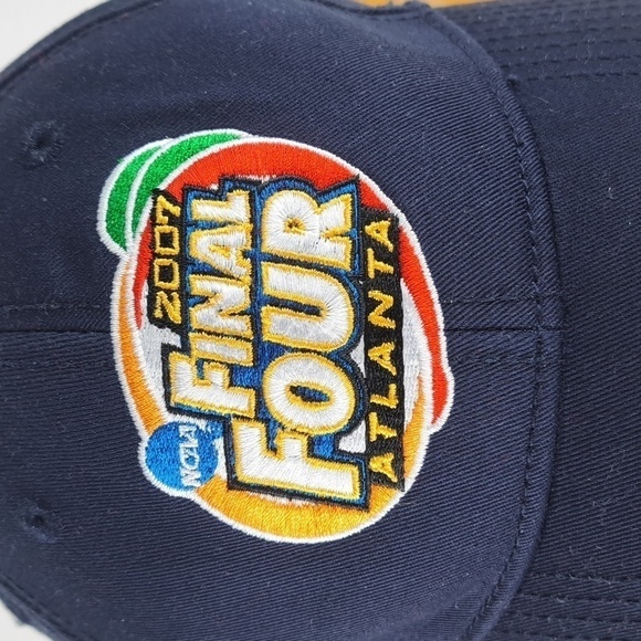 2007 Atlanta Final Four The Game blue casual embroidered soft shell pull tab hat - Picture 6 of 8